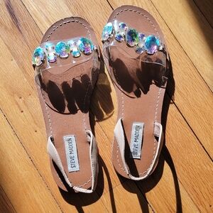 Steve Madden Sandals with Iridescent Accents